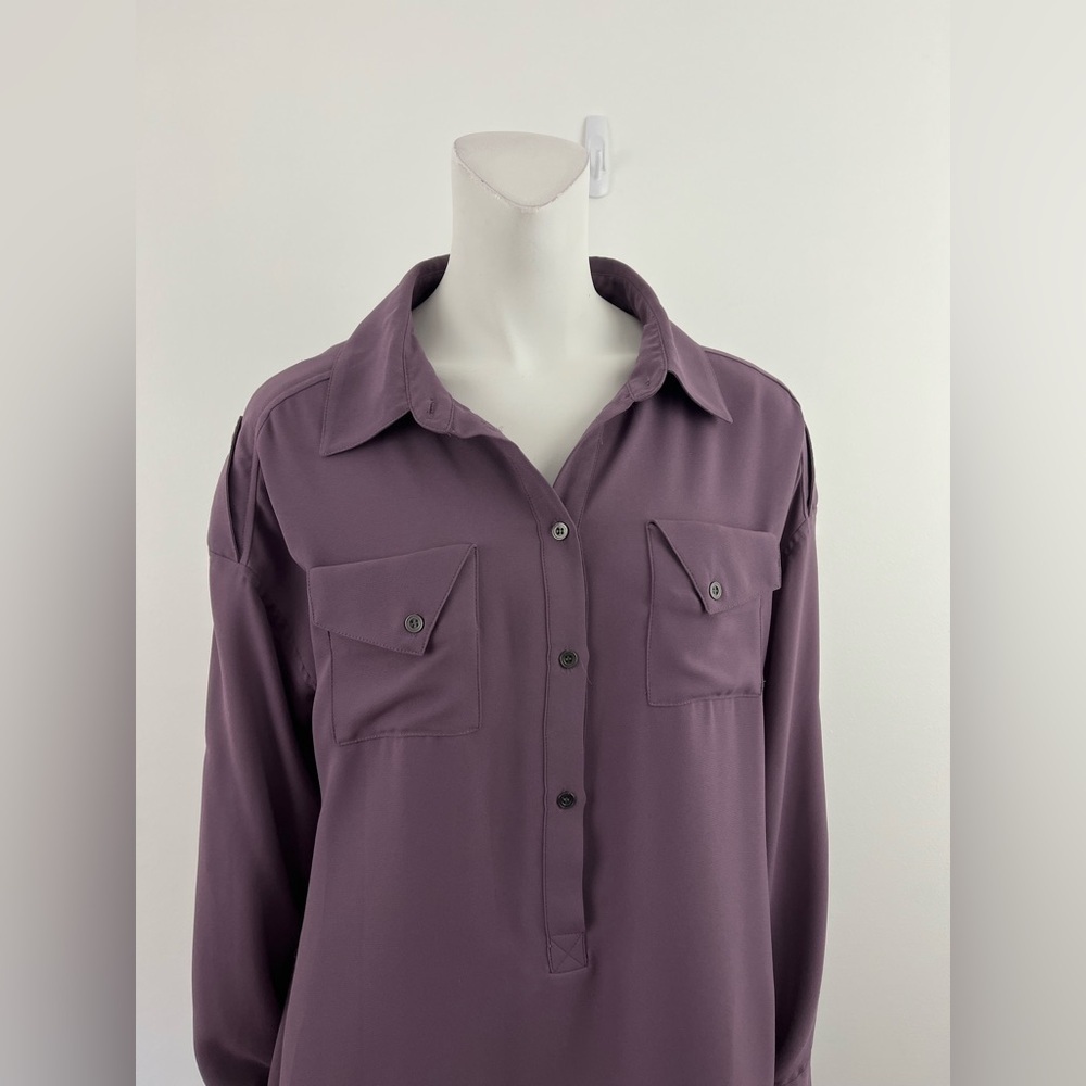 BCBGeneration Mauve Shirt Dress - Picture 12 of 16